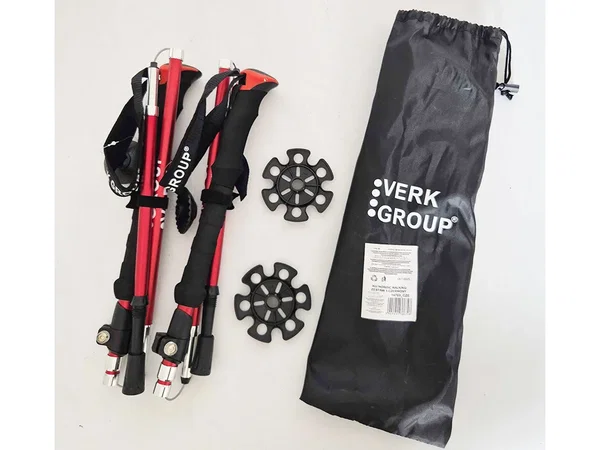 KIJ NORDIC WALKING ZESTAW 1 CZERWONY (30)