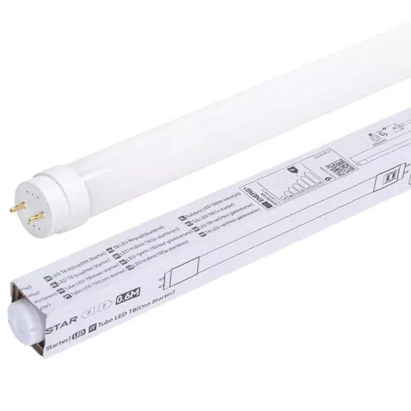 Świetlówka LED T8 9W 60cm 6500K 900lm z bezpiecznikiem energooszczędna do biura