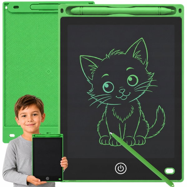 Tablet graficzny do rysowania i pisania znikopis tablica 12" cala z rysikiem i e
