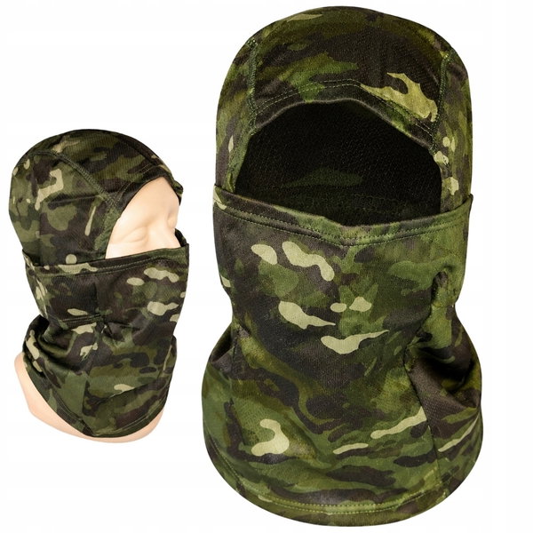 Kominiarka wojskowa termoaktywna oddychająca taktyczna balaclava ninja moro