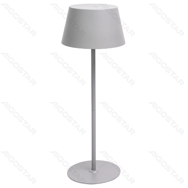 Lampka biurkowa LED 5W szara metalowa 3 barwy światła 3600mAh IP44 praktyczne oś