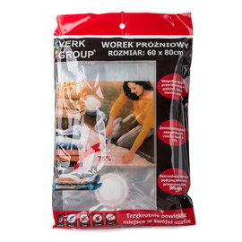 Worek próżniowy 60x80 cm praktyczny pokrowiec do przechowywania i oszczędzania m