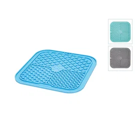 Mata do lizania 20x20 cm dla zwierząt płaska miska na karmę dla psa