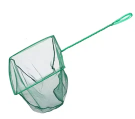 Siatka XXXL 28x54cm zielony podbierak do łowienia ryb w akwarium