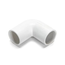 Okrągła listwa z PVC biała kolanko 20mm 4 szt.