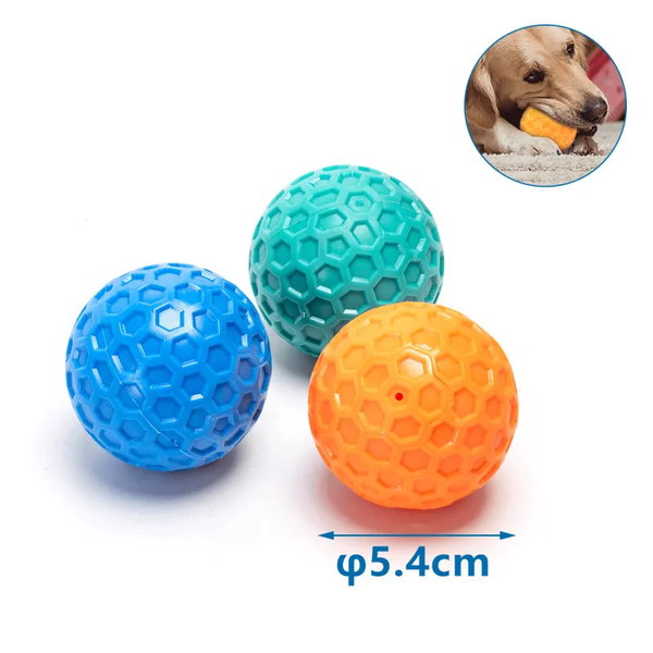 Piszcząca piłka dla psów zabawka do gryzienia interaktywna 5.4 cm