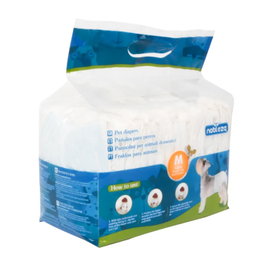 Pieluchy pampersy dla psa super chłonne rozmiar M 44x31cm 12 sztuk