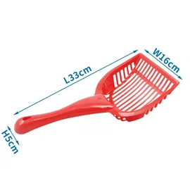 Plastikowa łopatka z sitkiem do żwirku rozmiar M wymiary 33x16x5cm