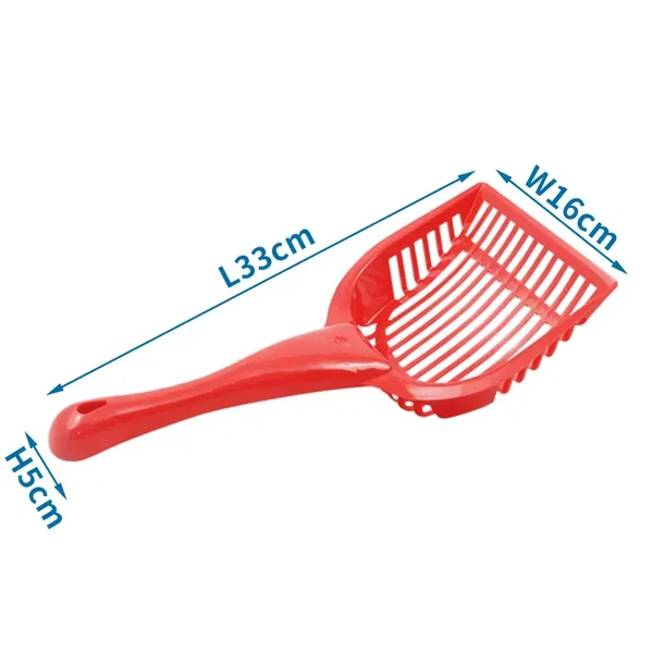 Plastikowa łopatka z sitkiem do żwirku rozmiar M wymiary 33x16x5cm