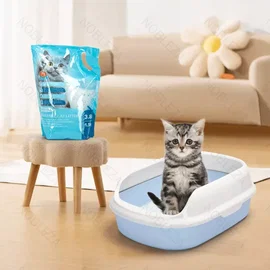 Żwirek dla kota 1.5kg 3.8L silikonowy miłym o zapachu jabłkowym