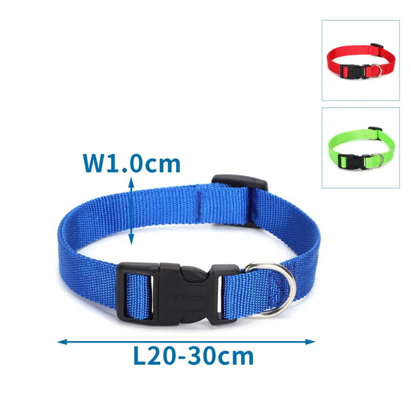 Obroża taśmowa naśladująca nylon rozmiar XS 20-30cm