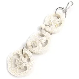 Jadalna huśtawka Luffa zabawka dla ptaków 6x3.2x24cm do powieszania