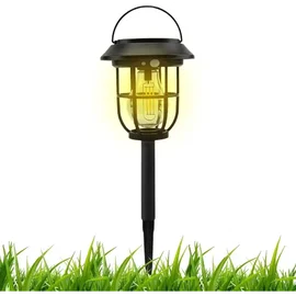 Lampa solarna 3w1 ogrodowa kinkiet latarenka wbijana biała ciepła
