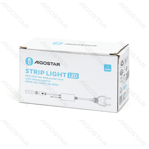 LED High voltage strip light With wire Accessories 5050 60LED RGB controller Wit