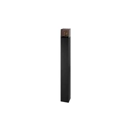 Lampa ogrodowa LED E27 18W czarna IP44 80cm do ogrodu i altany