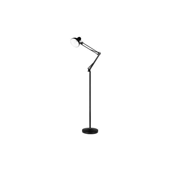 lampa podłogowa LED 60W czarna 185cm stal IP20 do salonu i biura