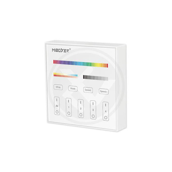 Pilot Panel RGB+CCT RF 4-strefy dotykowy B4