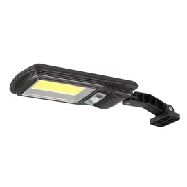 Lampa LED solarna 10W 6500K IP44 czujnik PIR czarna slim