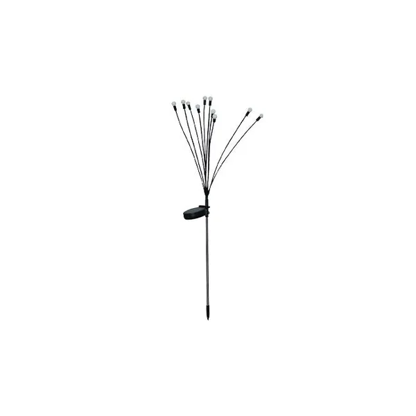 Lampa LED solarna 0,6W 3000K IP44 czarno-biała 73cm do ogrodu i altany