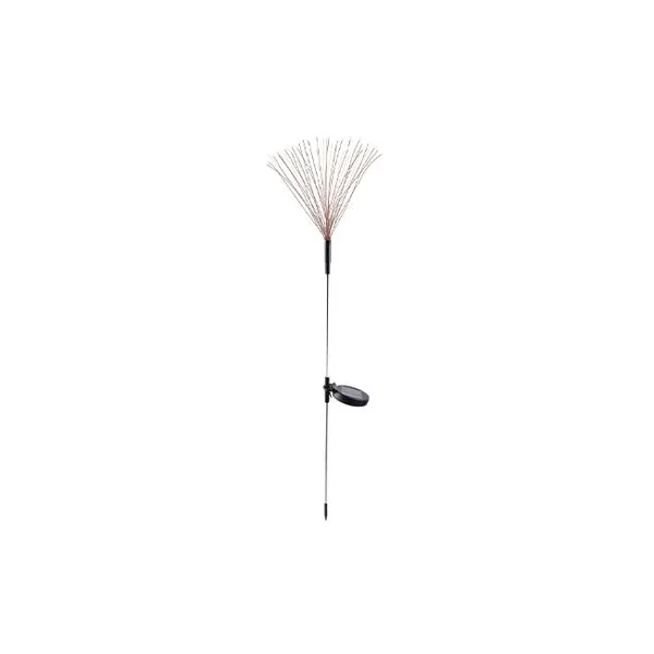 Lampa solarna LED 2.9W 3000K IP44 czarno-miedziana do ogrodu i altany 84cm