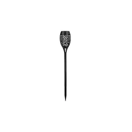 Lampa LED solarna pochodnia 0,72W 3000K IP44 czarna 51cm z czujnikiem zmierzchu 