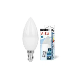 Żarówka LED E14 5W 6200K 7SMD 270° 400lm IP20 do domu i biura