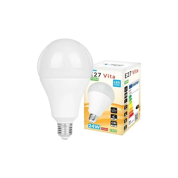 Żarówka LED E27 24W 2700K ciepła barwa IP20 do wnętrz