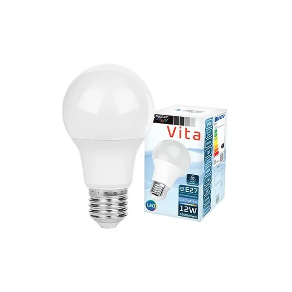 Żarówka LED E27 12W 6200K biały zimny IP20 do domu i biura