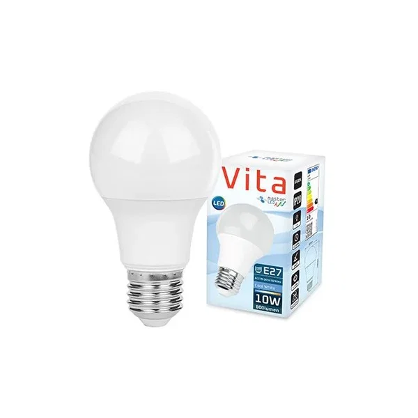 Żarówka LED E27 10W 6200K biały zimny 240° IP20 do domu i biura
