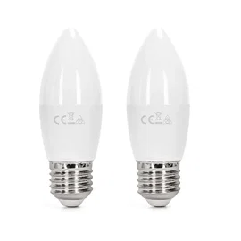 2 x Żarówka LED C37 E27 10W 940lm ciepła do salonu energooszczędna