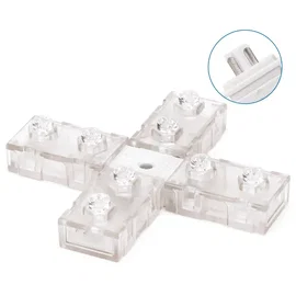 Złączka krzyżowa do taśmy LED 230V 8mm typu krzyżowa Aigostar dla wygody montażu