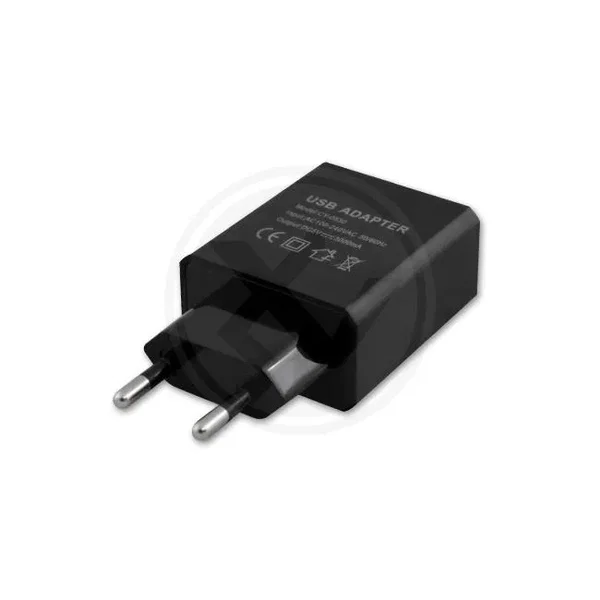Zasilacz wtyczkowy 5V/3A 1x USB DC czarny Vipelectro