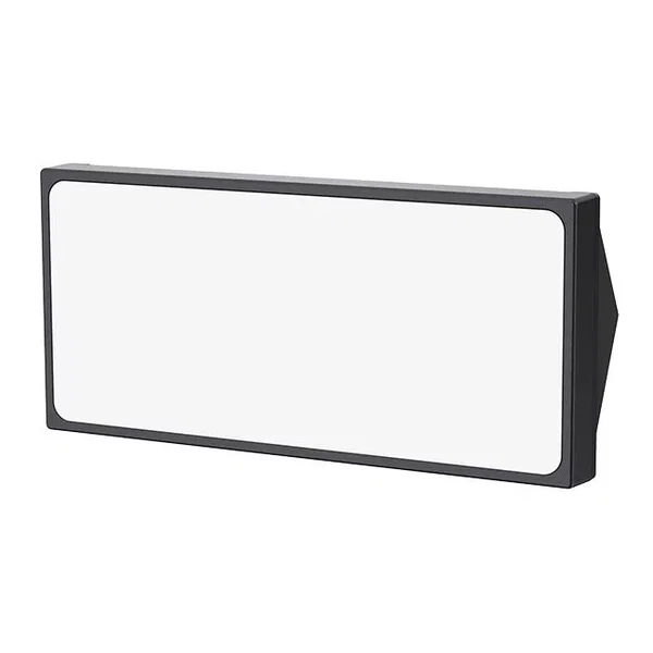 Kinkiet zewnętrzny LED 12W 4000K IP65 czarny do elewacji i fasady