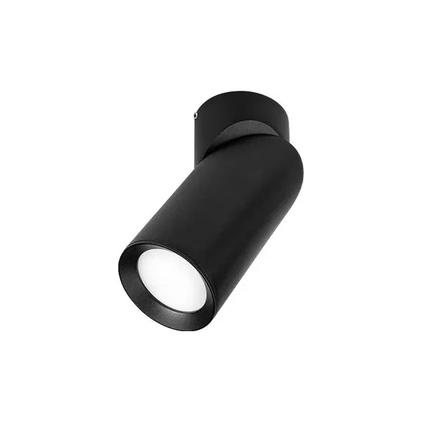 Kinkiet LED GU10 35W czarny mat IP20 ruchomy
