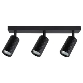 Kinkiet LED 3xGU10 35W czarny ruchomy do wnętrz