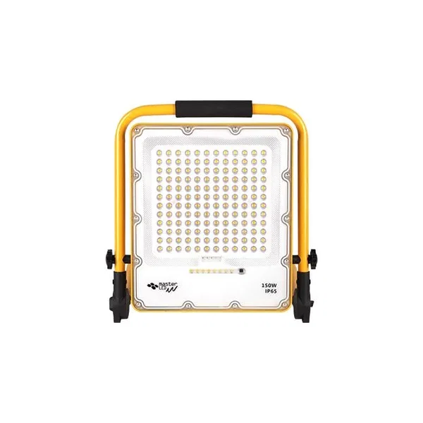 Naświetlacz LED SMD 150W 4500K IP65 żółto-czarny do ogrodu i warsztatu
