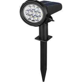 Lampa solarna biały ciepły reflektor wbijany do podświetlania roślin