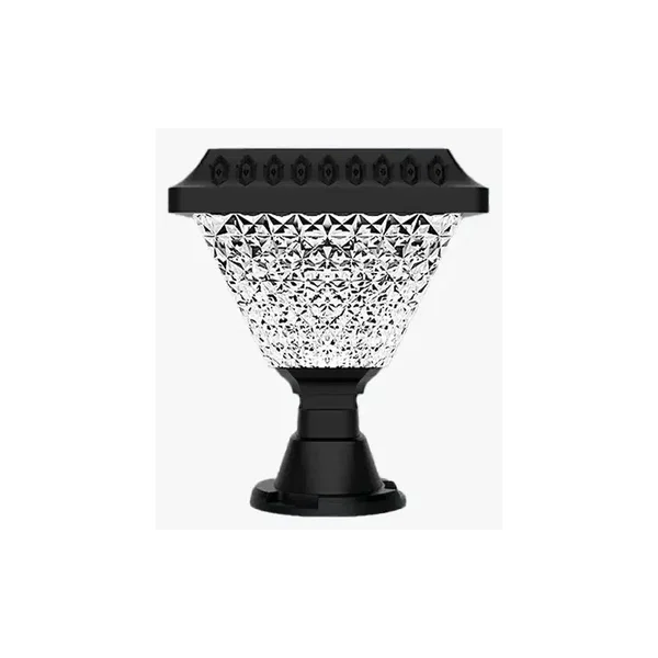 Lampa solarna do słupków bramowych CCT + RGB ogrodu na balustrady