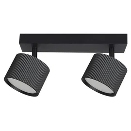 Kinkiet LED GX53 2x12W czarny ruchomy IP20 do wnętrz