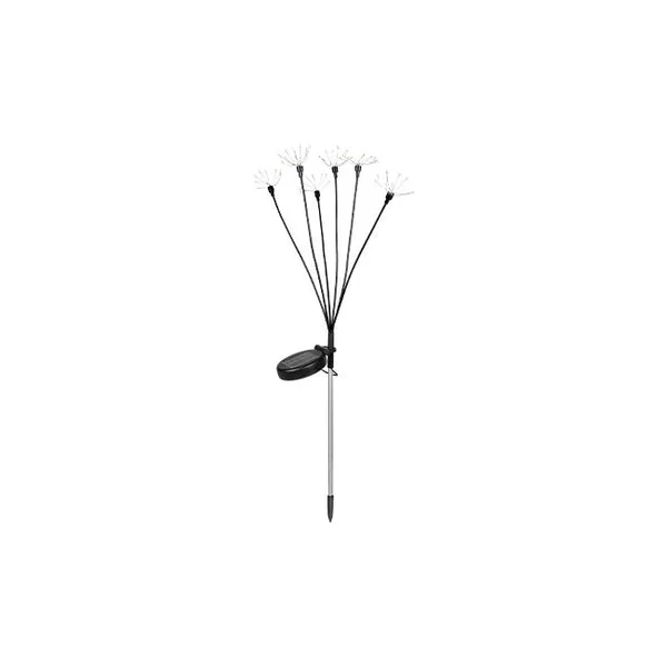 Lampa solarna LED 1.2W 3000K IP44 czarna 73cm do ogrodu i altany
