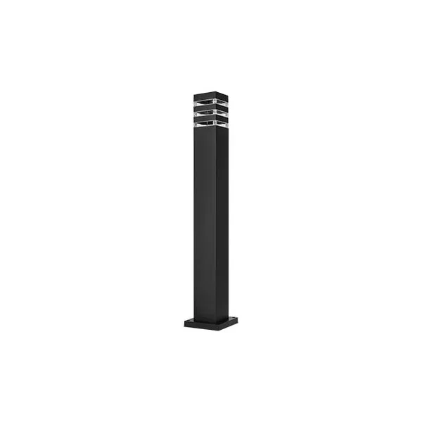 Lampa ogrodowa LED E27 60W IP54 czarna 80cm stojąca do ogrodu i altany