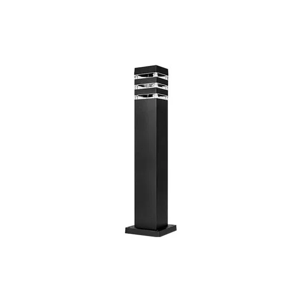 Lampa ogrodowa stojąca LED E27 60W IP54 czarna 61cm do ogrodu i altany