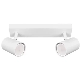 Kinkiet LED GU10 2x30W biały regulowany IP20 do wnętrz