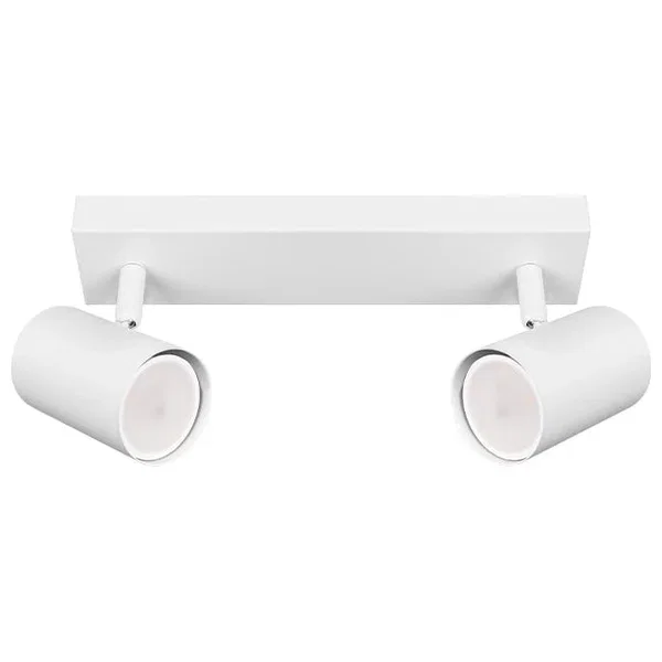 Kinkiet LED GU10 2x30W biały regulowany IP20 do wnętrz