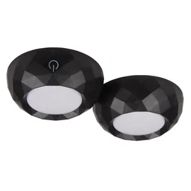 Lampa podszafkowa LED 0,5W 4000K IP20 czarna 75x75x33 mm do kuchni i biura