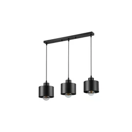 Oprawa wisząca LED E27 3x35W czarna 50cm do wnętrz