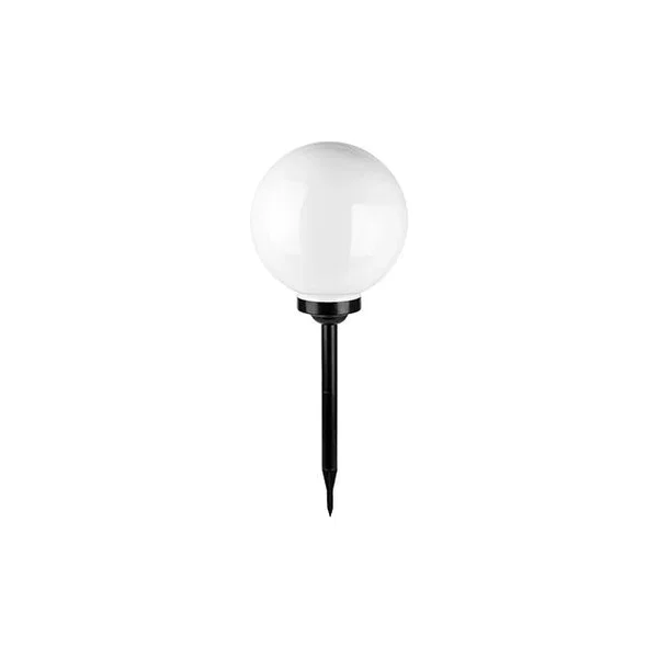 Lampa solarna LED 0.24W 6500K IP54 czarna biała 30cm do ogrodu i altany
