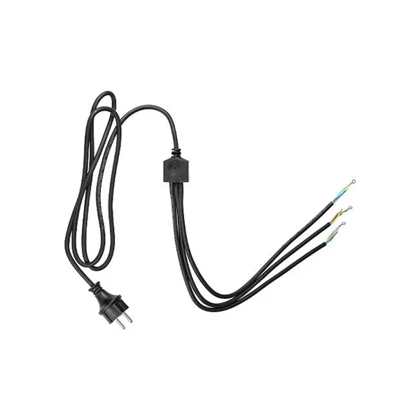kabel zasilający gumowy H05RN-F 3x0,75 2m do garażu i warsztatu