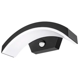 Oprawa architektoniczna LED 9W 4000K IP54 czujnik PIR czarna 270x110x67mm do wej