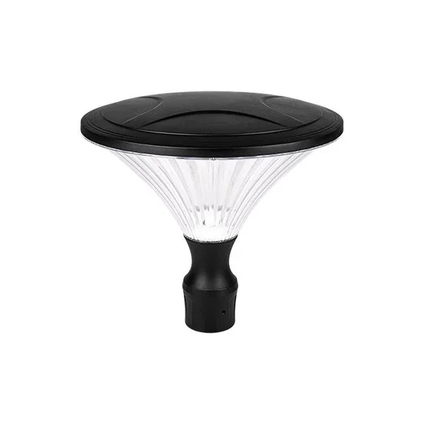 Lampa LED parkowa 50W E27 czarna IP65 do wejścia i na schody
